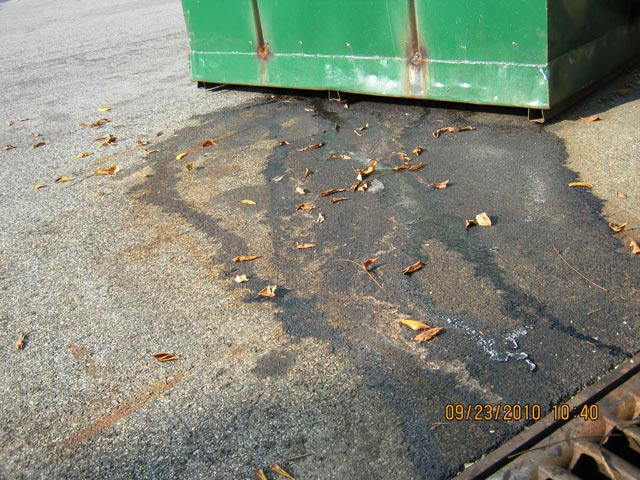 Leaking Dumpster